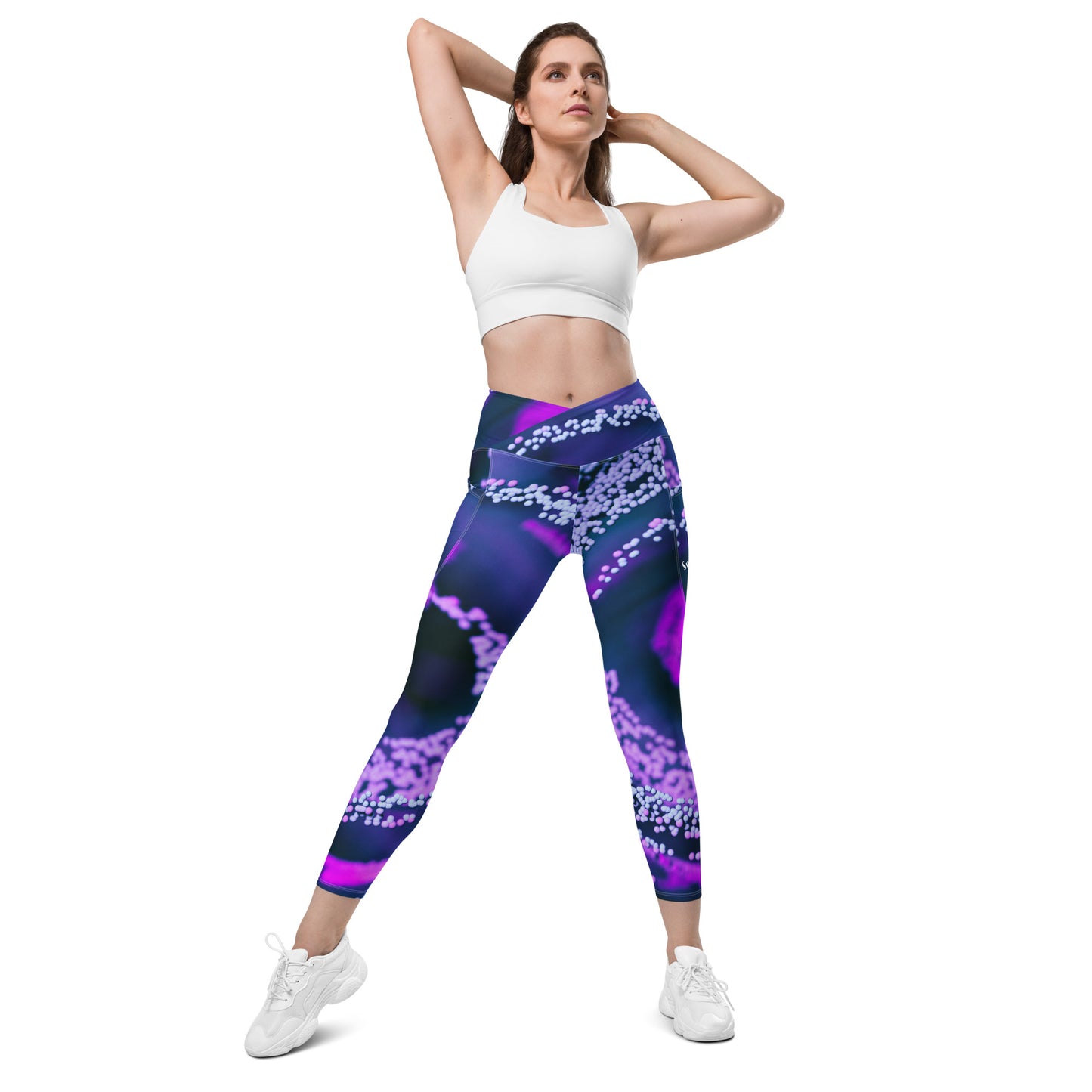 V-Bund-Leggings mit Taschen  "Vira Bahadrasana"