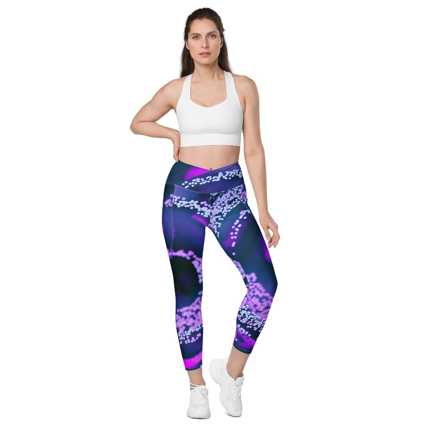 V-Bund-Leggings mit Taschen  "Vira Bahadrasana"