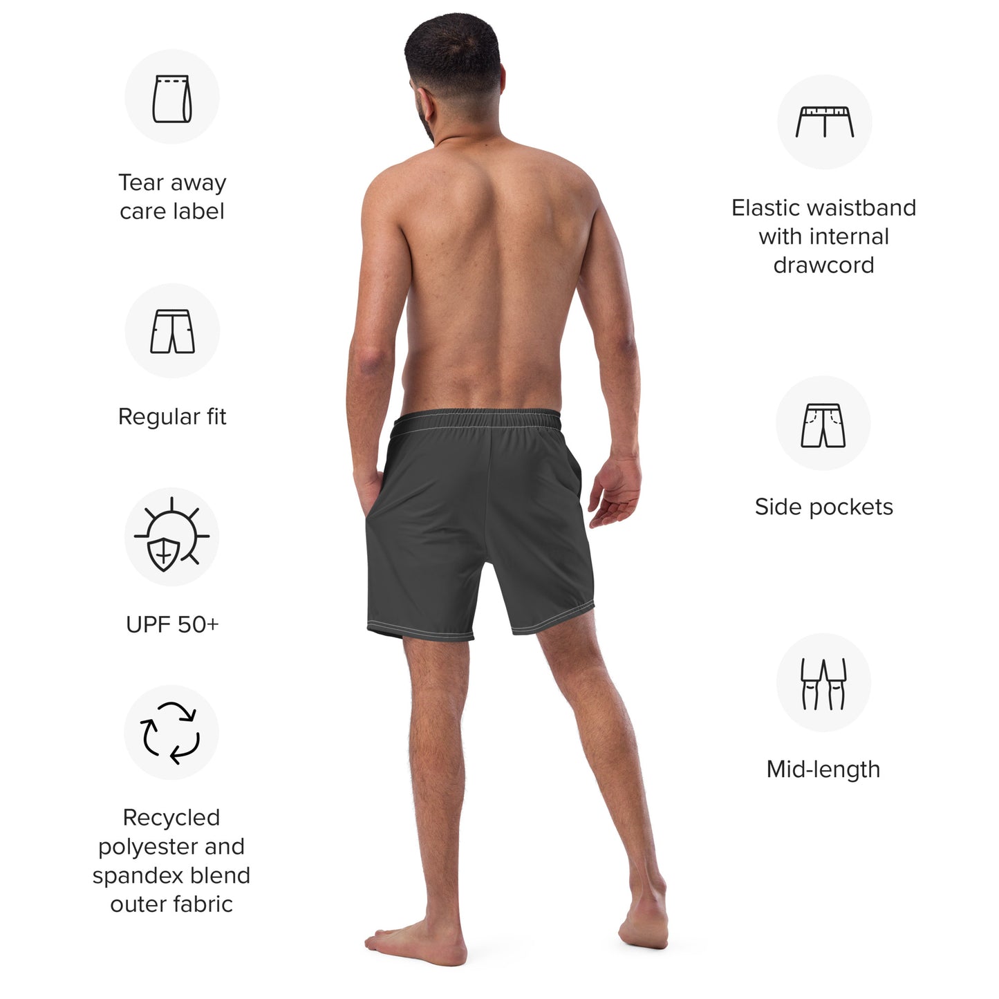 Herren-Badehosen "Sportsquare Swim Fast"