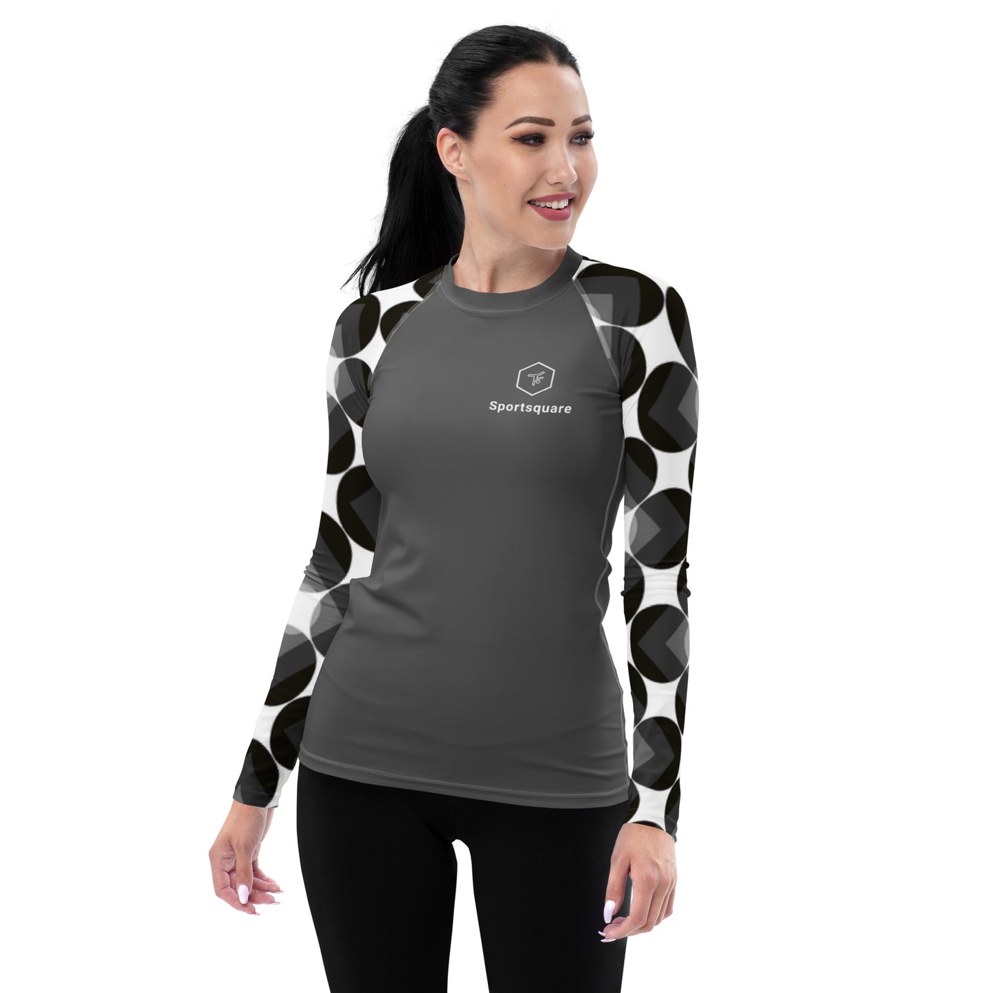 Damen-Rash-Guard "Sportsquare Long Glam"