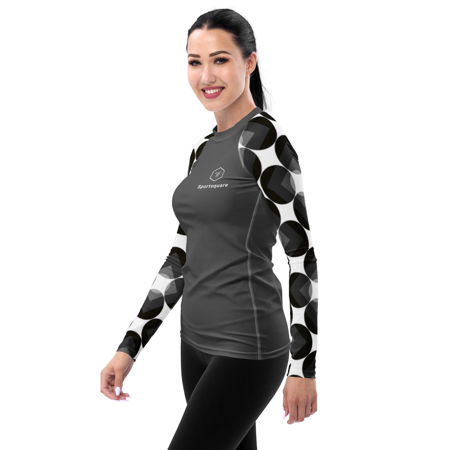 Damen-Rash-Guard "Sportsquare Long Glam"