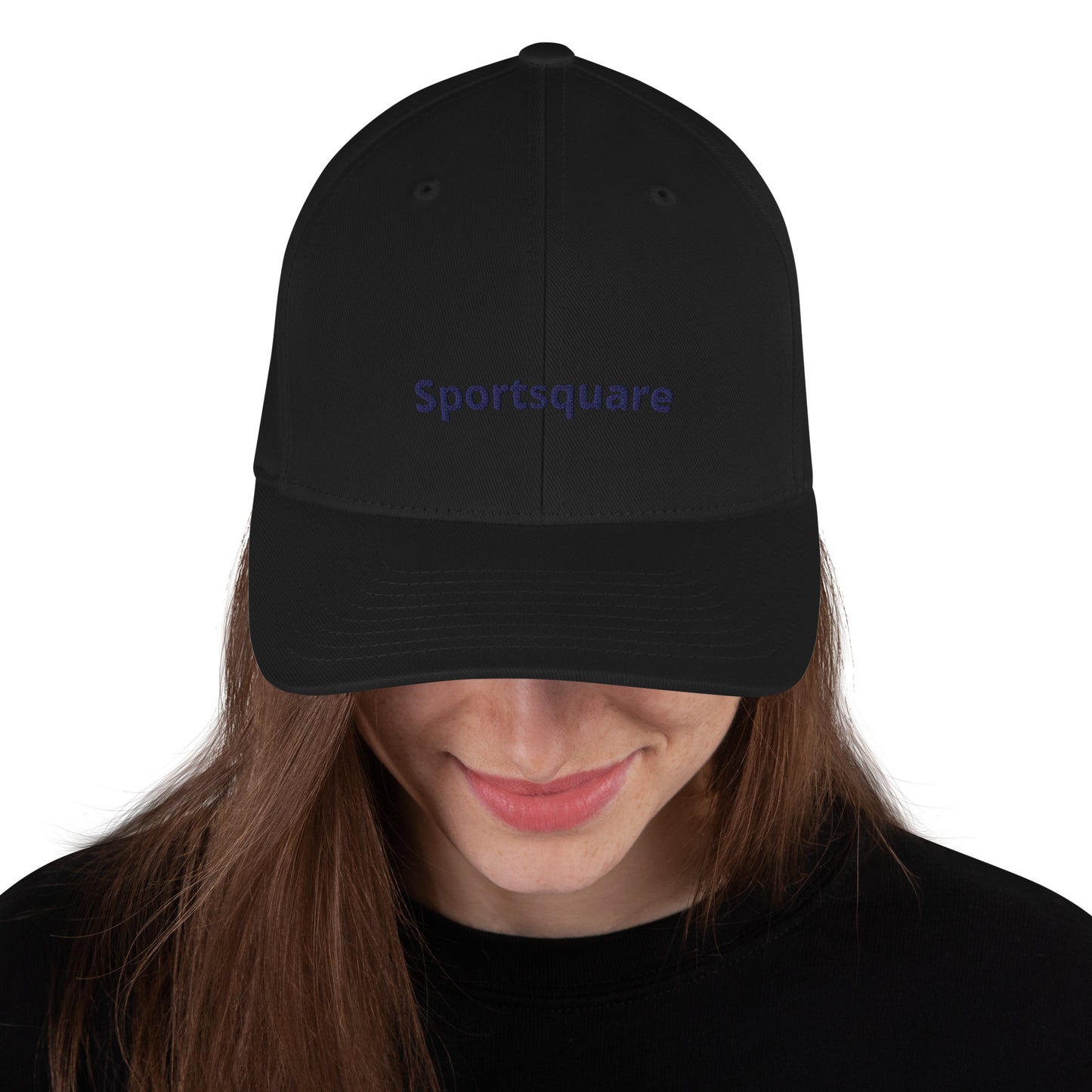 Strukturierte Cord-Cap "Sportsquare Head Up"