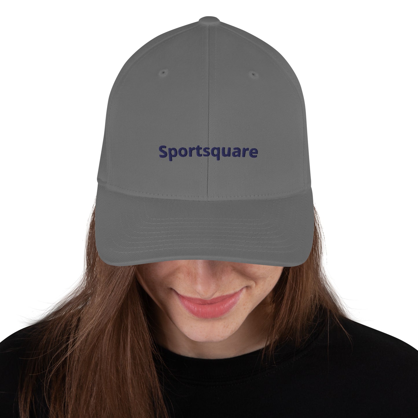 Strukturierte Cord-Cap "Sportsquare Head Up"