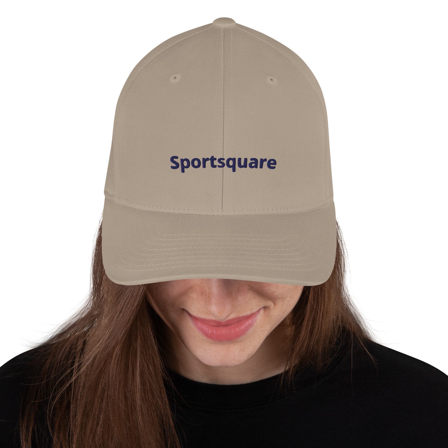 Strukturierte Cord-Cap "Sportsquare Head Up"