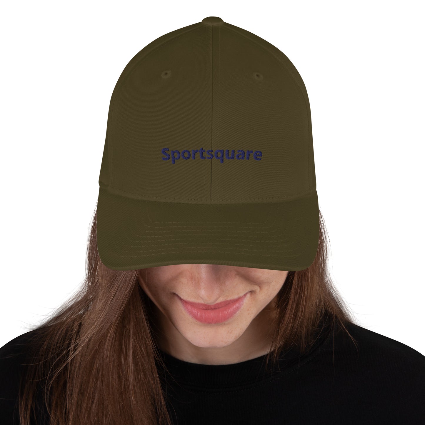 Strukturierte Cord-Cap "Sportsquare Head Up"