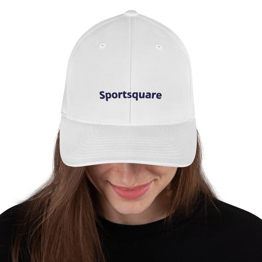 Strukturierte Cord-Cap "Sportsquare Head Up"