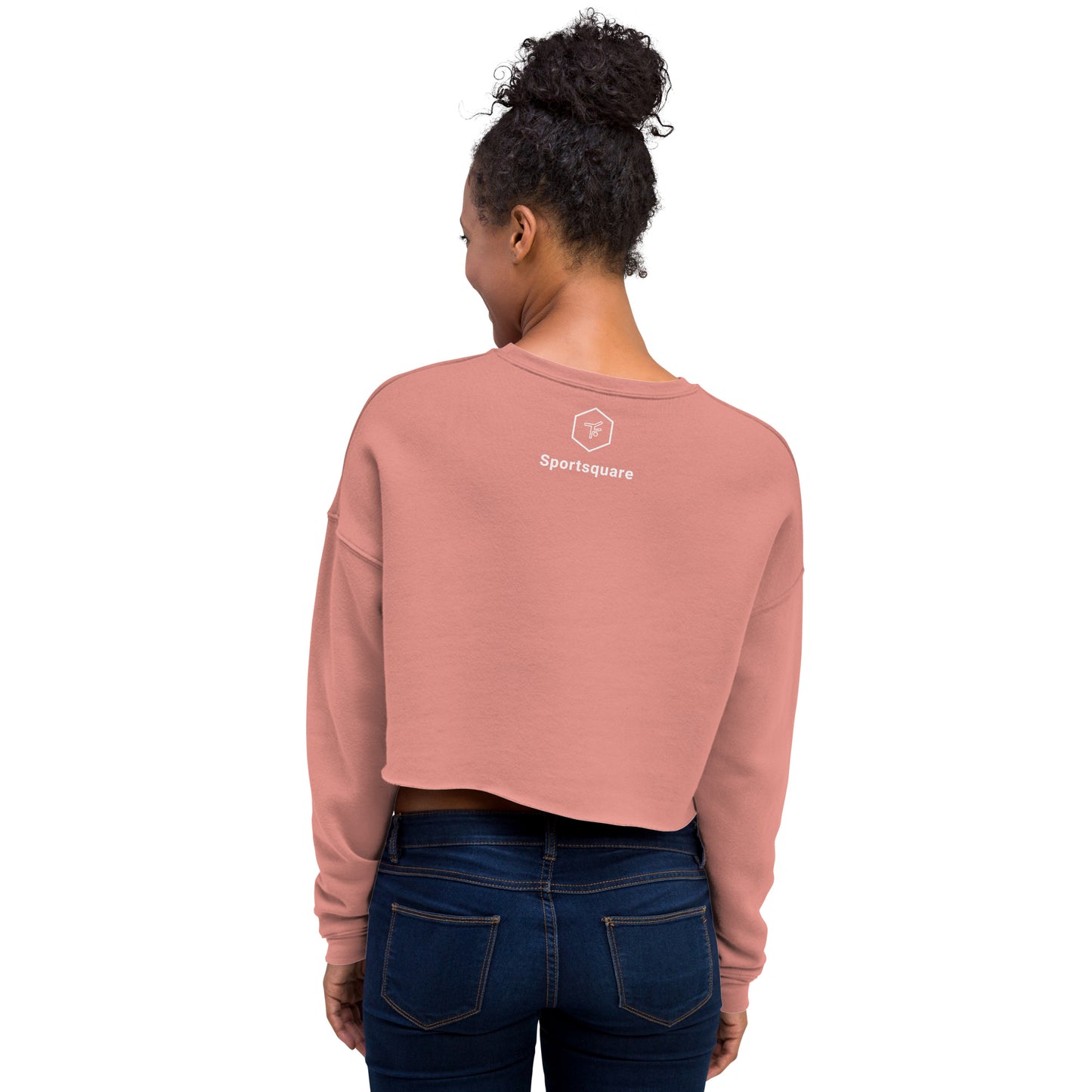 Crop-Pullover "Be Happy"